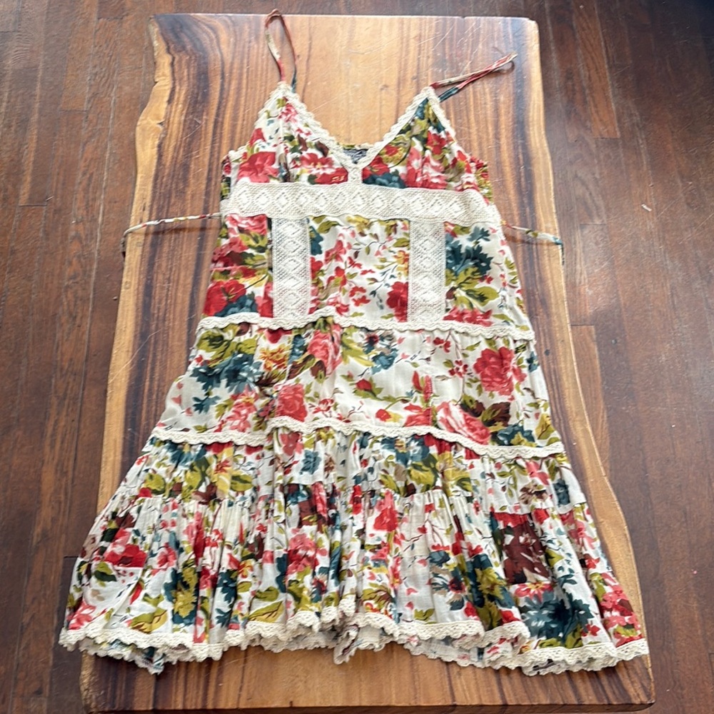 MAGAZINE Floral Patchwork Sundress